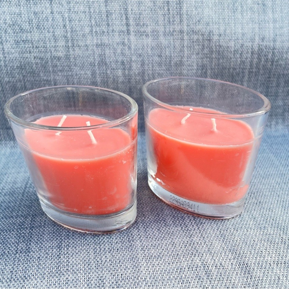 Febreze Sweet Watermelon Scented Candle 3×3 Glass Jar Double Wick Home Fragrance
